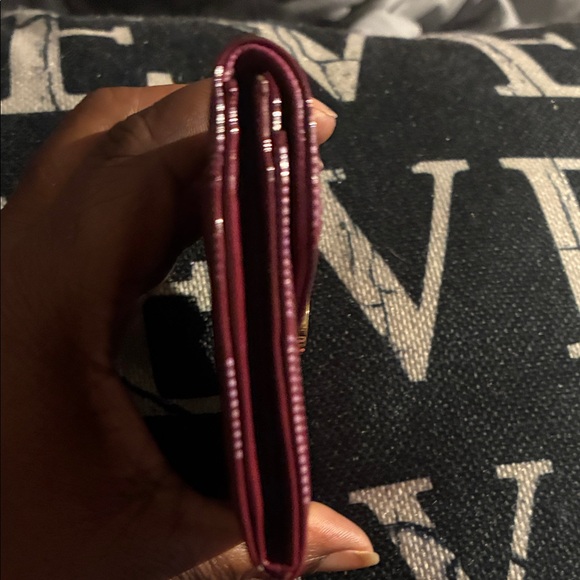 Michael Kors Burgundy Card Holder - Picture 4 of 8